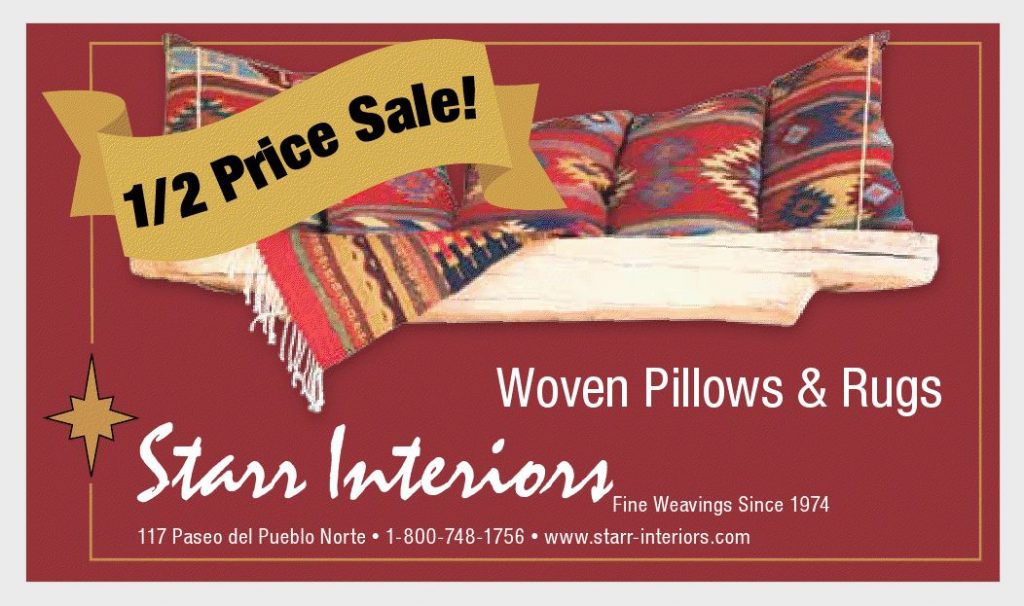 Starr Interiors' Annual half-price sale